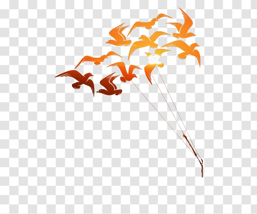 Leaf Plant Stem Line Clip Art - Kitesurfing Transparent PNG