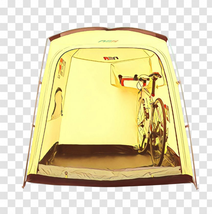 Tent Cartoon - Backpacking - Vehicle Yellow Transparent PNG