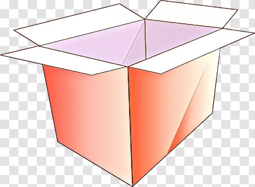 Pink Box Peach Packing Materials Food Storage Containers - Cartoon - Table Transparent PNG