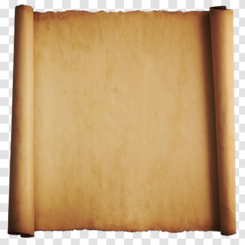 Paper Scroll Papyrus Parchment Clip Art - Wood Transparent PNG