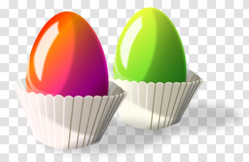 Cupcake Egg Clip Art - Public Domain - In Cups Transparent PNG