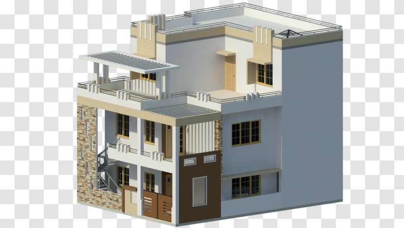 Architecture Property Architectural Plan Facade - Floor - 3D BUILDING Transparent PNG