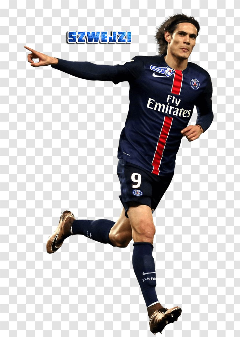 Edinson Cavani Paris Saint-Germain F.C. Soccer Player - Rendering - Football Transparent PNG