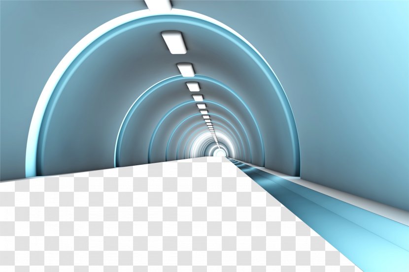 Stock Photography Royalty-free Illustration - Can Photo - Fantastic Science Fiction Tunnel Road Transparent PNG