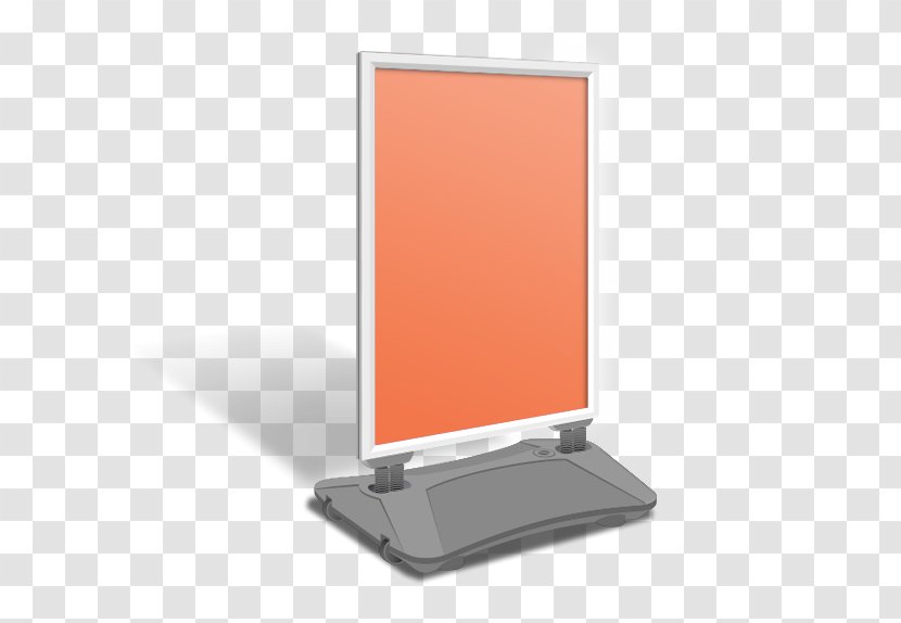 Sandwich Board Computer Monitor Accessory Multimedia - Presentation - Borden Transparent PNG