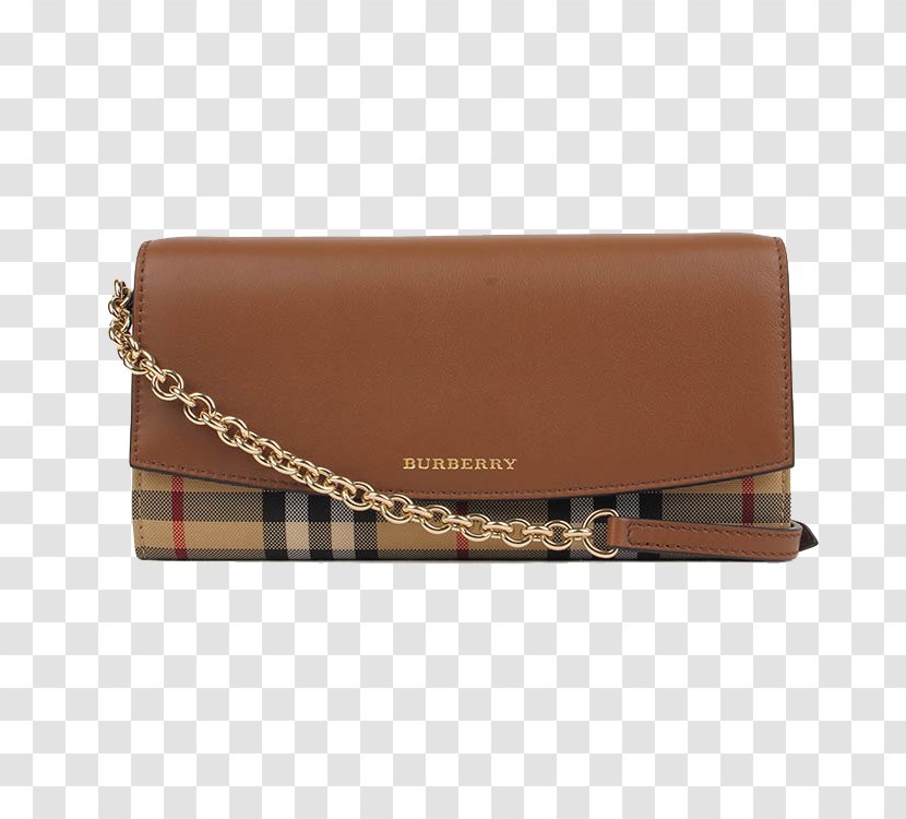 Handbag Burberry Wallet Watch Leather - Chain BURBERRY Handbags Transparent PNG