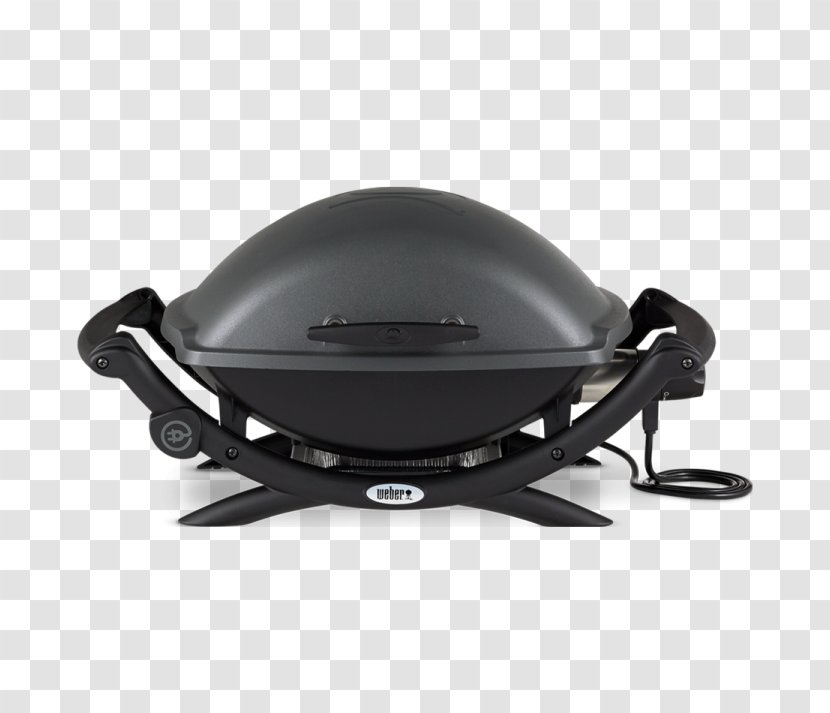 Barbecue Weber Q Electric 2400 Weber-Stephen Products 1400 Dark Grey 1000 - Grilling Transparent PNG