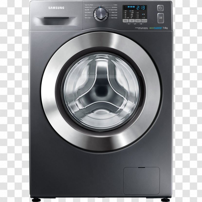 Samsung WF80F5E2W4 Washing Machines Home Appliance Electronics Transparent PNG