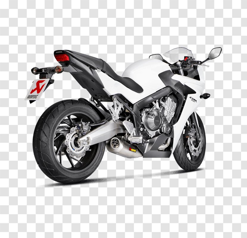 Honda CB650F Exhaust System Motor Company CBR650F - Wheel - Motorcycle Transparent PNG