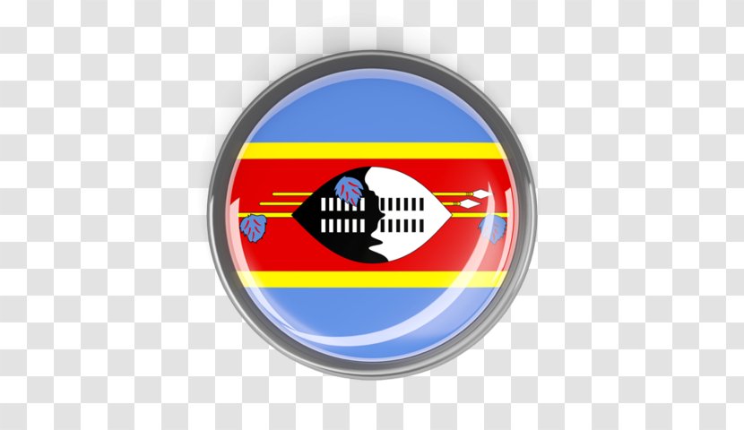 Flag Of Swaziland - Metal Button Transparent PNG