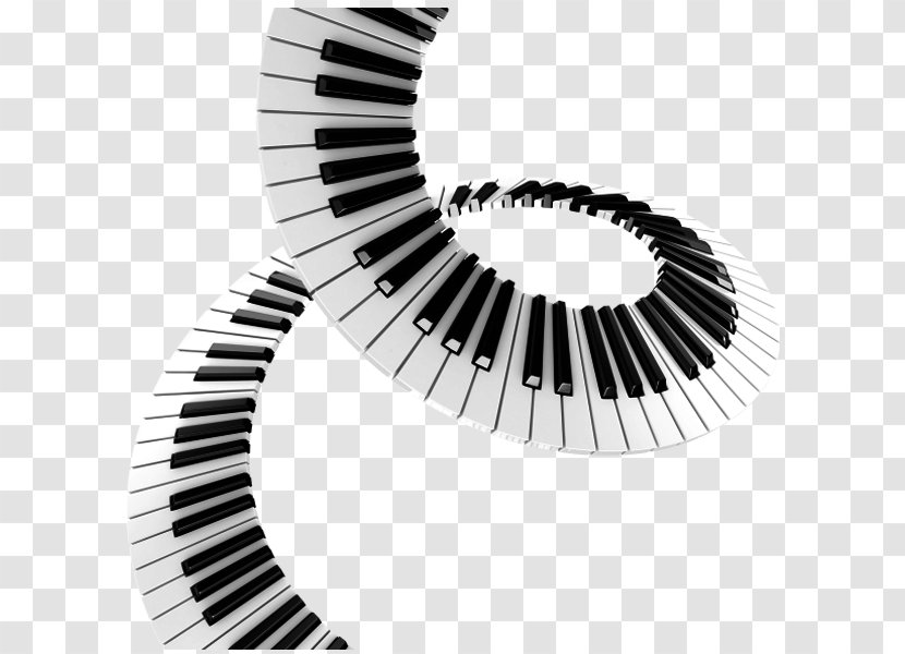 Musical Keyboard Piano Royalty-free - Flower - Key Transparent PNG