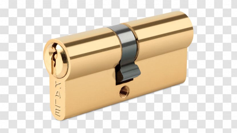 Mul-T-Lock Door Kale Kilit Brass - Cylinder Transparent PNG