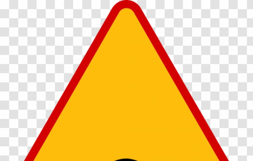Traffic Sign Triangle - Yellow Transparent PNG