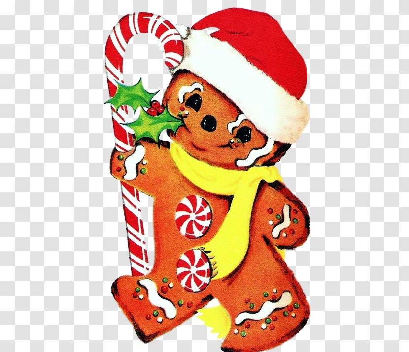 Gingerbread House Man Clip Art - Fictional Character - Santa Claus Transparent PNG