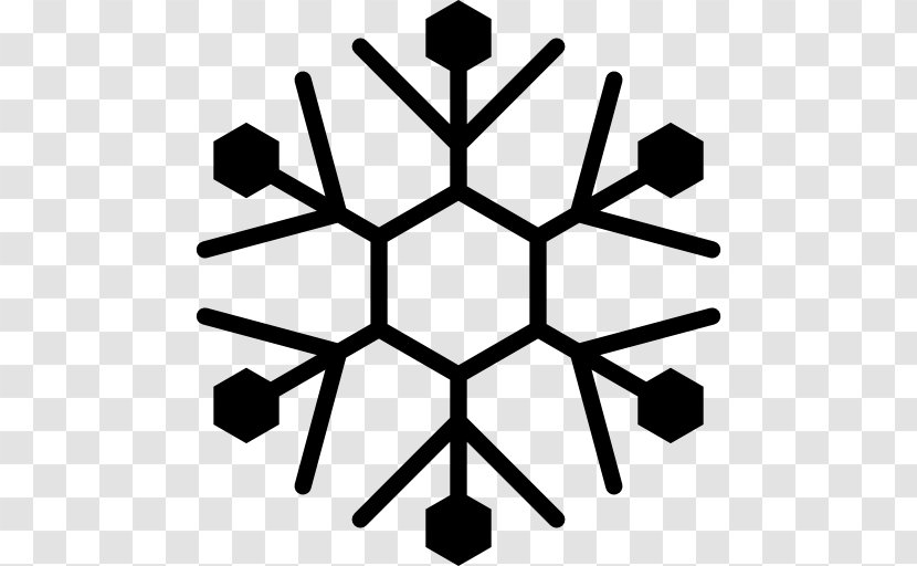 Snowflake Silhouette - Snow - Symbol Logo Transparent PNG