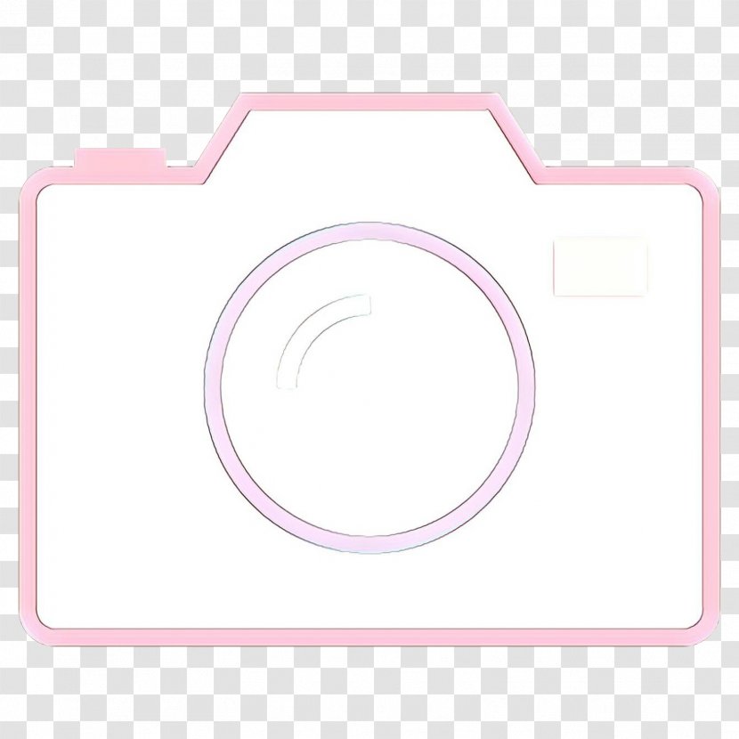 Pink Circle Rectangle Sticker Square - Magenta Transparent PNG
