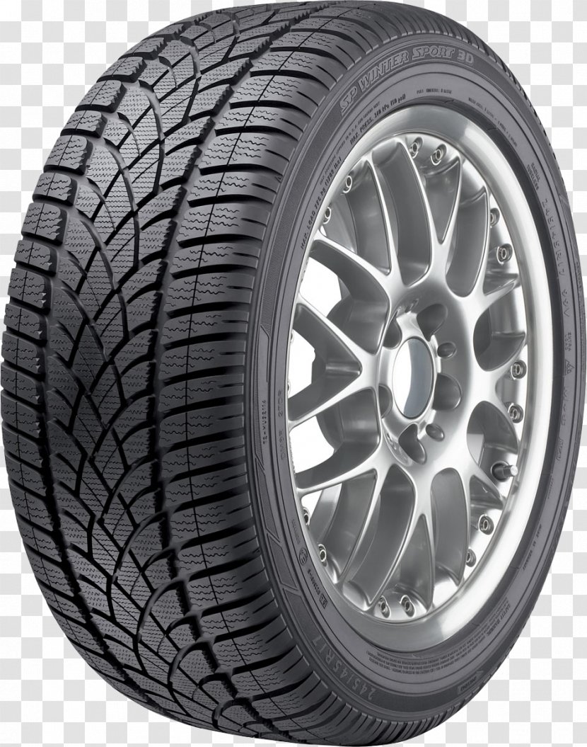Dunlop Tyres Snow Tire Car Vehicle Transparent PNG