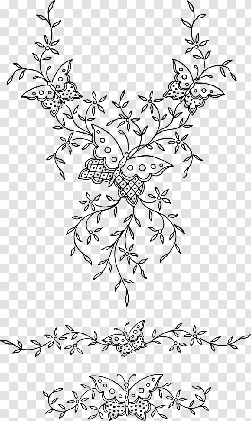 Coloring Book Embroidery Adult Child Flower - Tree Transparent PNG