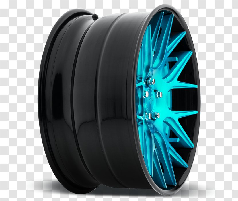 Tire Alloy Wheel Rim Custom - Turquoise Transparent PNG