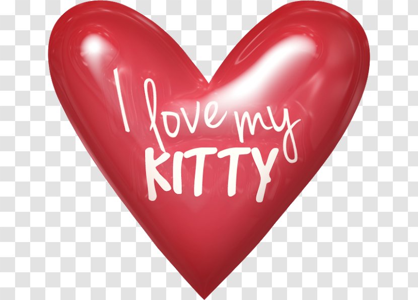 Cat Kitten Valentine's Day Gift Heart - Tree Transparent PNG
