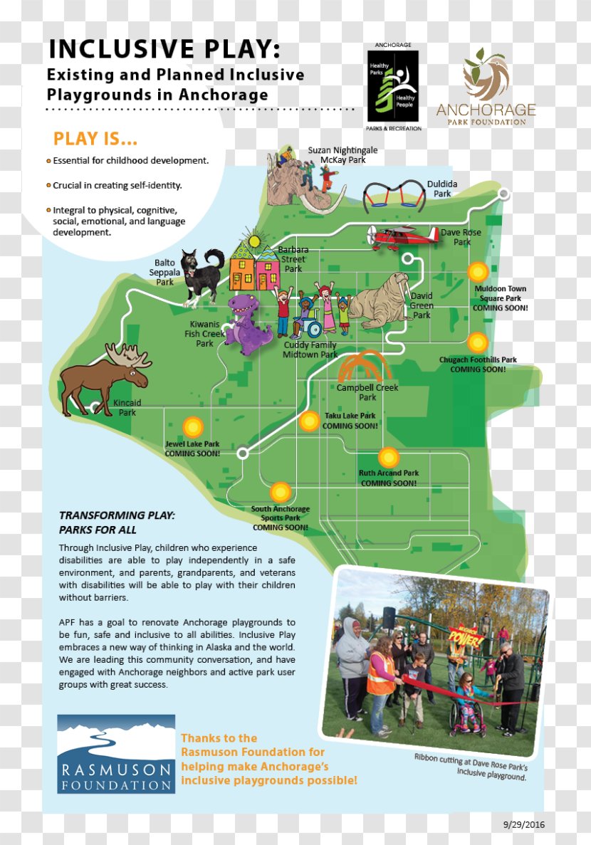 Map Anchorage Park Foundation Playground Transparent PNG
