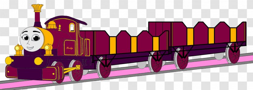 Thomas Rail Transport Train James The Red Engine Locomotive - Freight Car - Great Western Transparent PNG