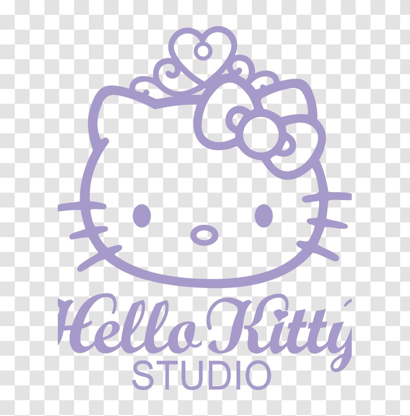 Hello Kitty Sticker Wall Decal Logo - Purple - Vector Kaidi Cat Transparent PNG