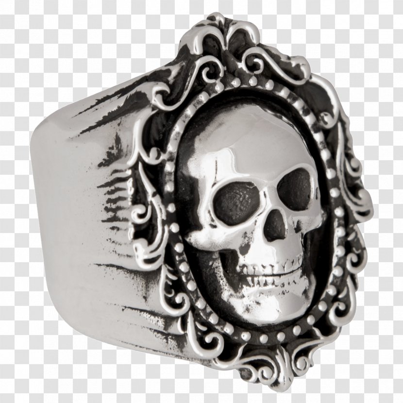 Skull Body Jewellery Silver Transparent PNG