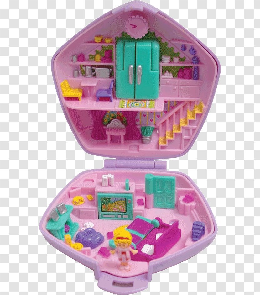 Polly Pocket Playset Plastic Toy - Magenta Transparent PNG