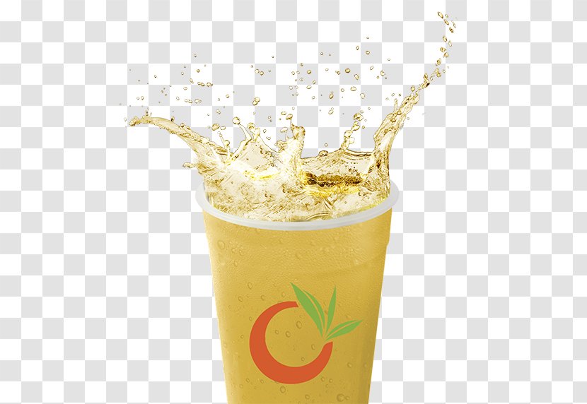 Orange Drink Green Tea Milkshake Smoothie - Fizzy Drinks Transparent PNG