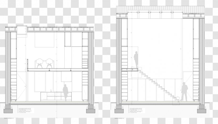 Line Angle White - Shelving - Interior Design Sketch Transparent PNG