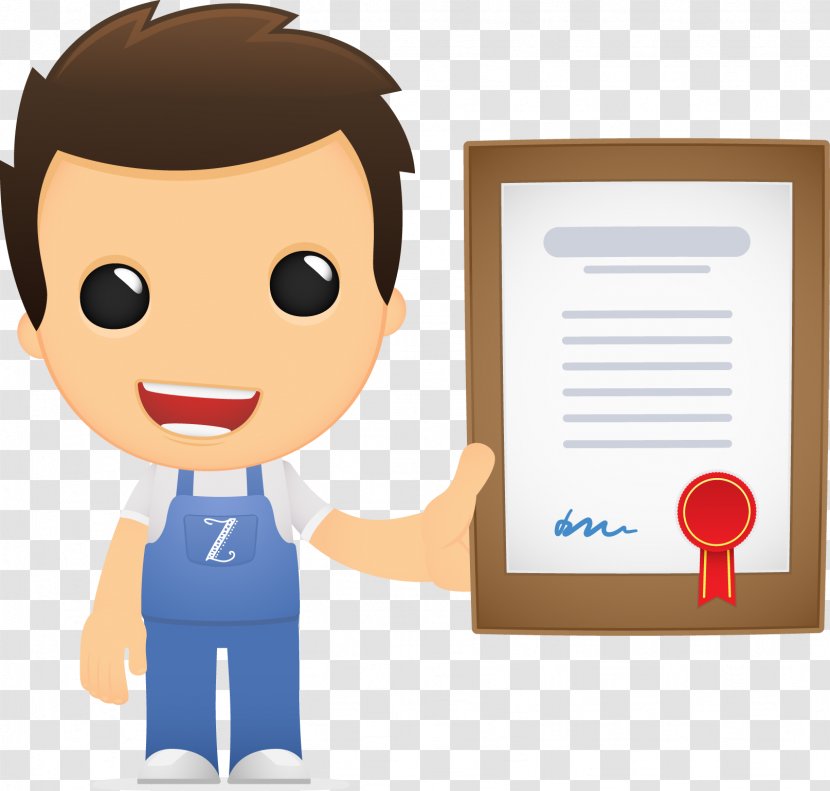 Cartoon Royalty-free Diploma - Smile Transparent PNG