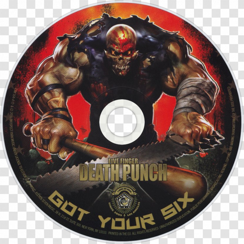 Five Finger Death Punch Got Your Six Album Cover The Way Of Fist - Heart Transparent PNG