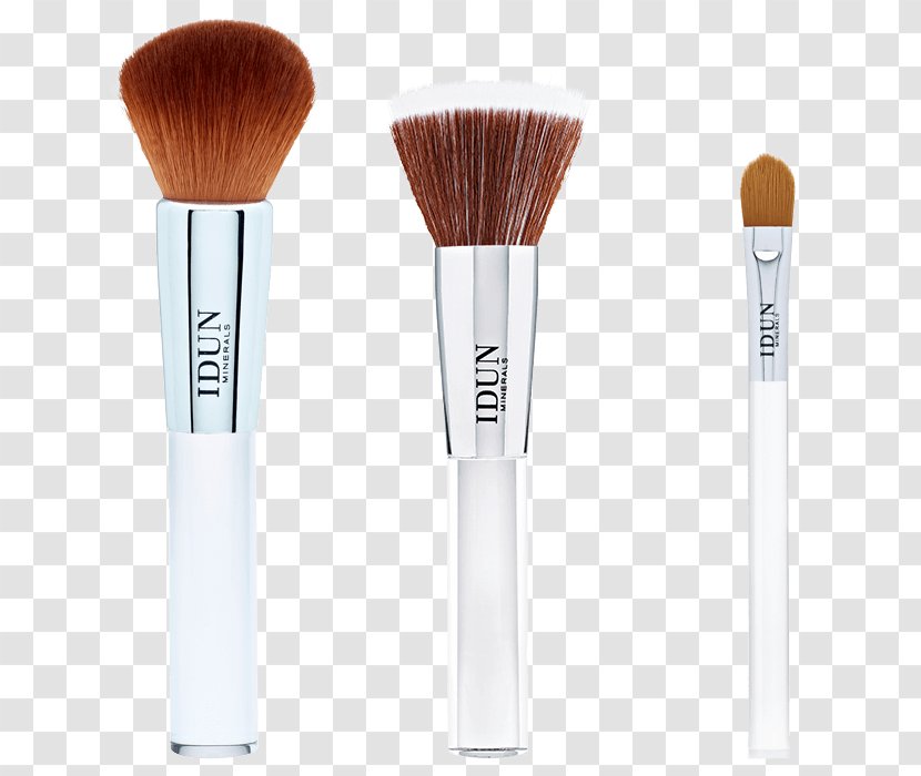 Kabuki Brush IDUN Minerals AB Cosmetics Paintbrush - Stippling - Face Kit Transparent PNG