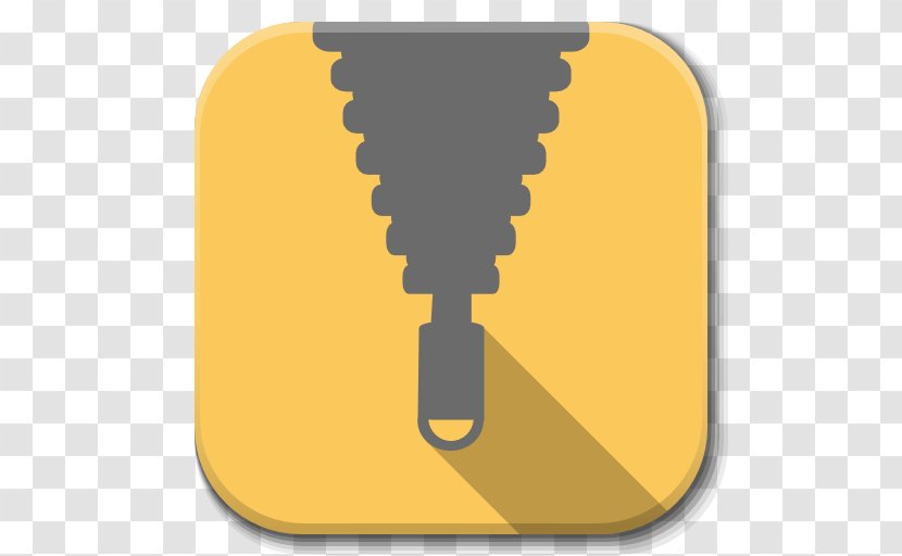 Symbol Yellow Font - User Interface - Apps File Roller Transparent PNG