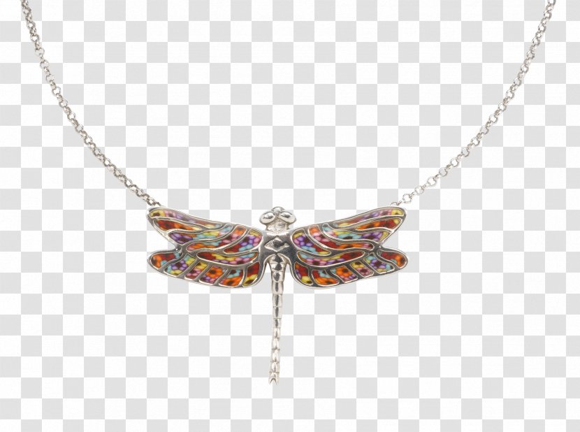 Necklace Jewellery Charms & Pendants Clothing Accessories Chain - Butterfly - Dragonfly Transparent PNG