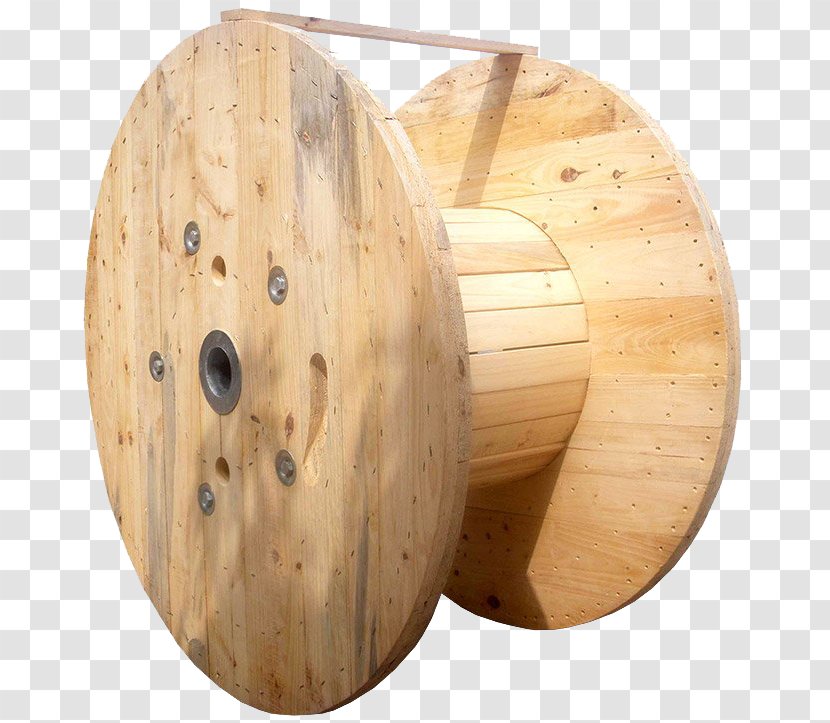 Electrical Cable Drum Plywood Transparent PNG