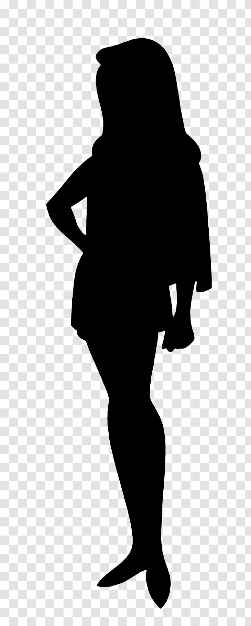 Vector Graphics Clip Art Silhouette Illustration Image - Blackandwhite - Standing Transparent PNG