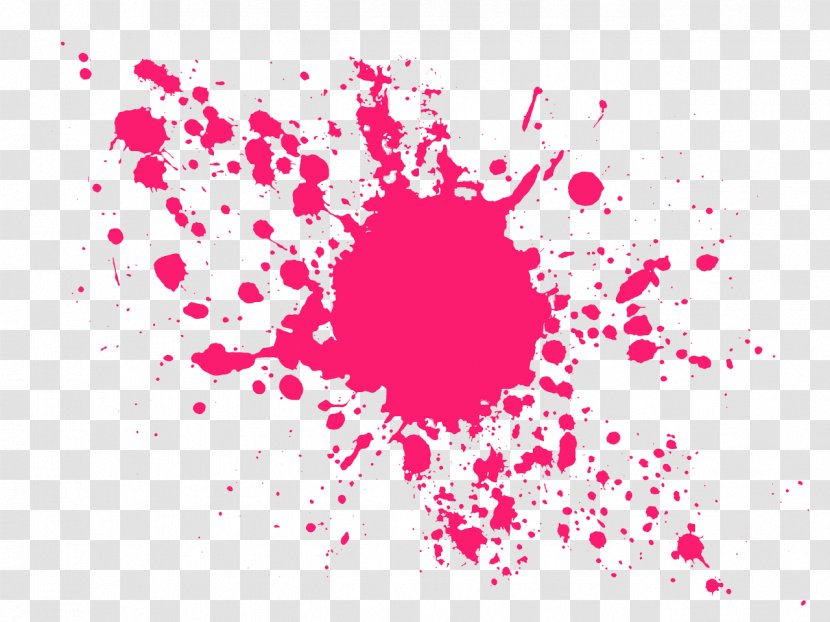 Meadow Slasher Color Desktop Wallpaper Microsoft Paint - Petal - Pink Splash Transparent PNG