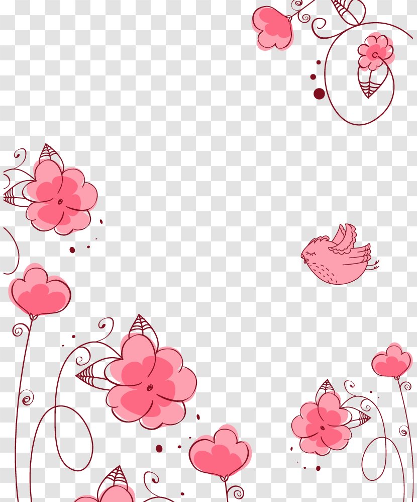 Dia Dos Namorados Flower - Silhouette - Red Transparent PNG