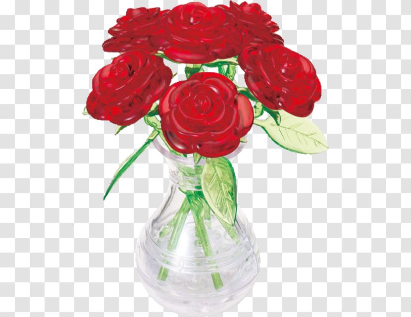 Jigsaw Puzzles 3D-Puzzle Rose Three-dimensional Space - Artificial Flower Transparent PNG