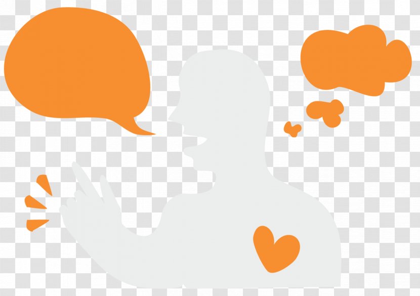 Thinking Cartoon - Watson - Love Orange Transparent PNG