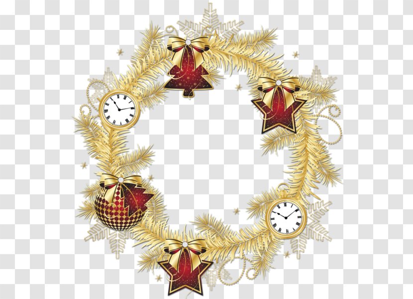 Christmas Garland Wreath Clip Art - Blog Transparent PNG