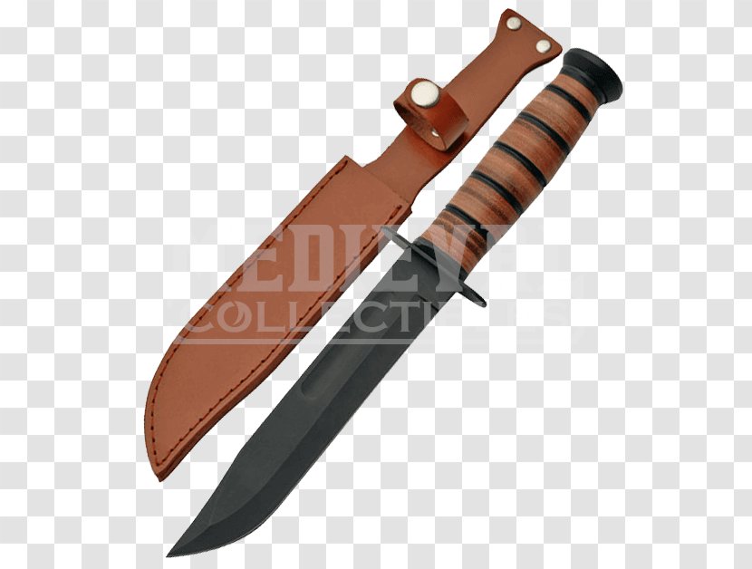 Bowie Knife Hunting & Survival Knives Throwing Machete - Tool - COMBAT Transparent PNG
