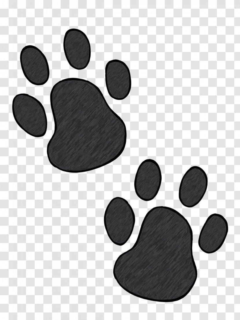 Dog Paw Footprint Clip Art - Animal Track - Heart Cliparts Transparent PNG