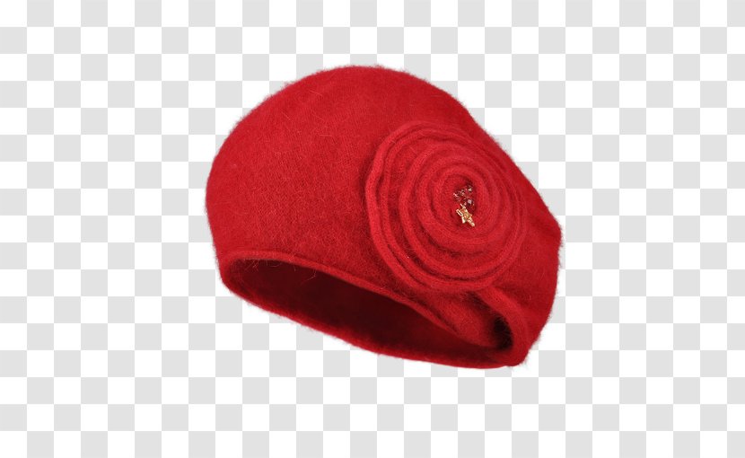Cap Wool Red Hat - England Warm Outdoor Complex Gubei Lei Transparent PNG
