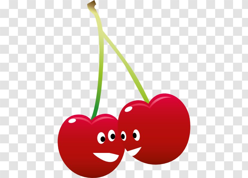 Cherry Pie Clip Art Cherries Vector Graphics Image - Apple - Talking Fruit Transparent PNG