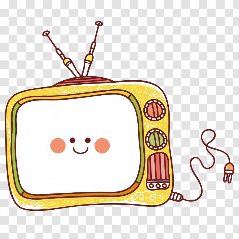 Television Set Illustration - Lovely TV Transparent PNG