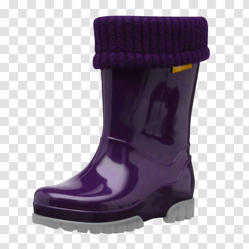 Snow Boot T-shirt Wellington Shoe - Purple - Boots Transparent PNG