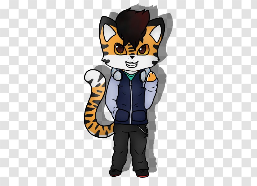 Cat Cartoon Mascot Character - Wolf Furry Transparent PNG